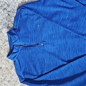 Mens Greg Norman quarter zip play dry golf shirt XL
